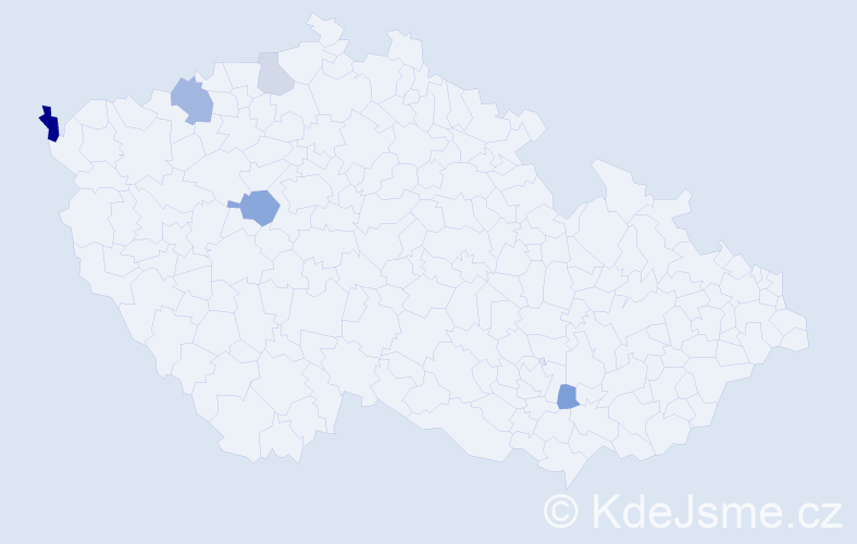 Příjmení: 'Strigáč', počet výskytů 9 v celé ČR