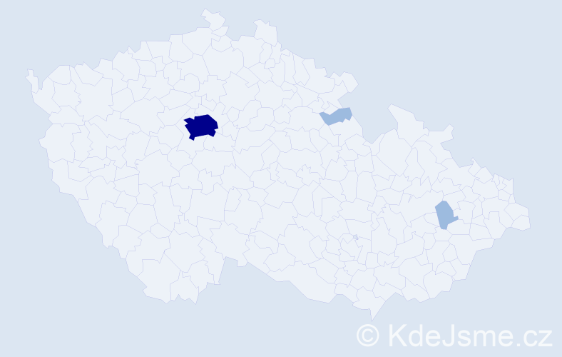 Příjmení: 'Sullivanová', počet výskytů 6 v celé ČR