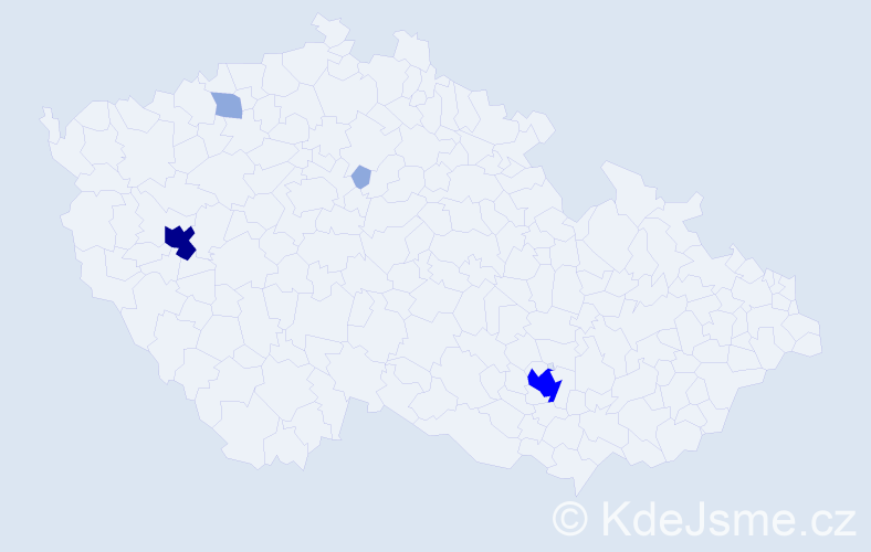 Příjmení: 'Terzijski', počet výskytů 11 v celé ČR