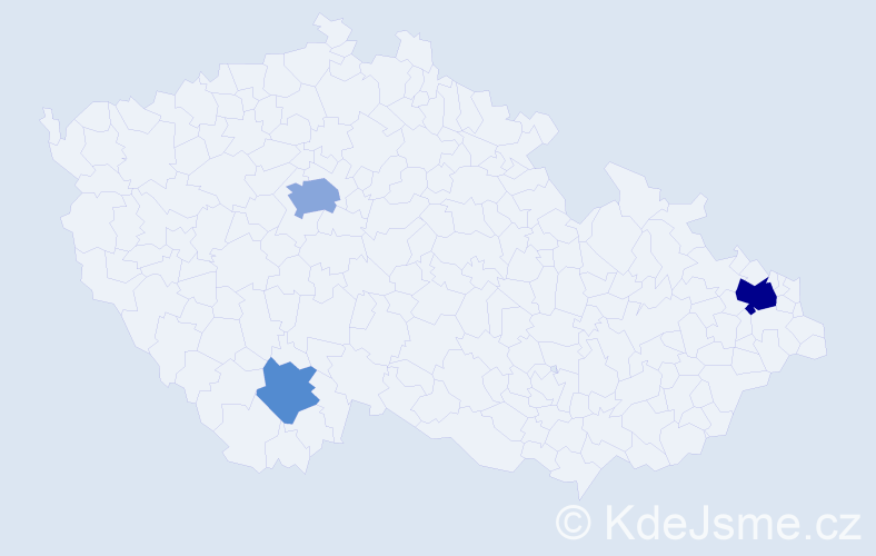 Příjmení: 'Kotrus', počet výskytů 8 v celé ČR