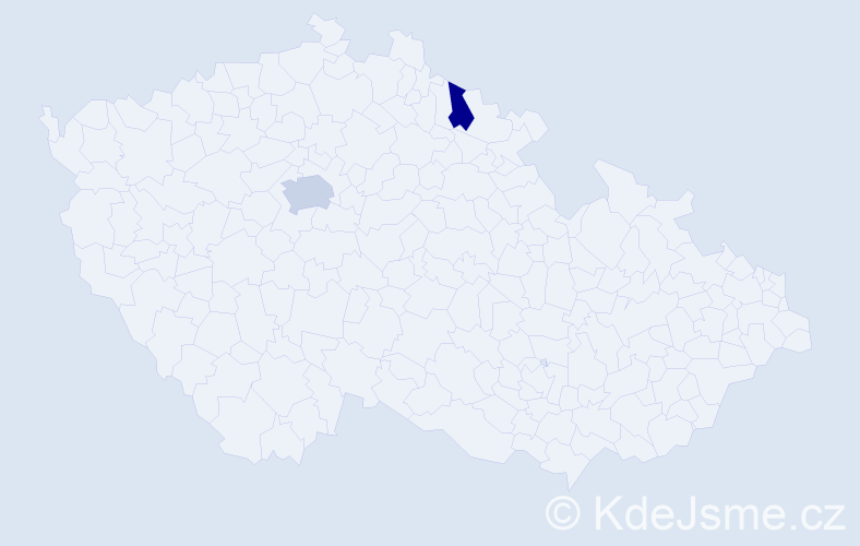 Příjmení: 'Zintl', počet výskytů 6 v celé ČR