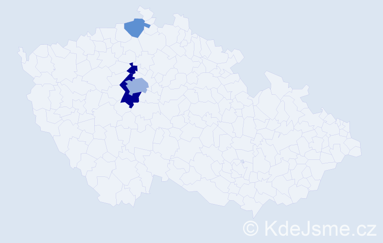 Příjmení: 'Framberk', počet výskytů 9 v celé ČR