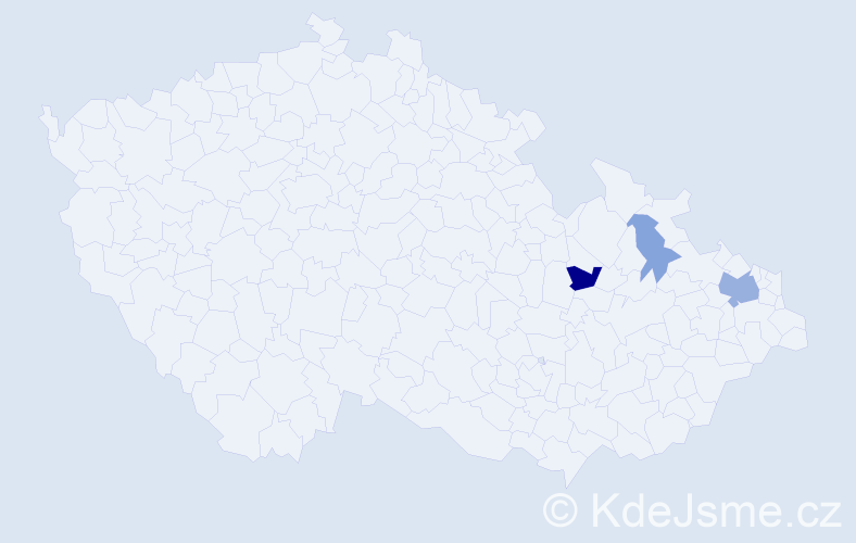 Příjmení: 'Slosarczyk', počet výskytů 7 v celé ČR
