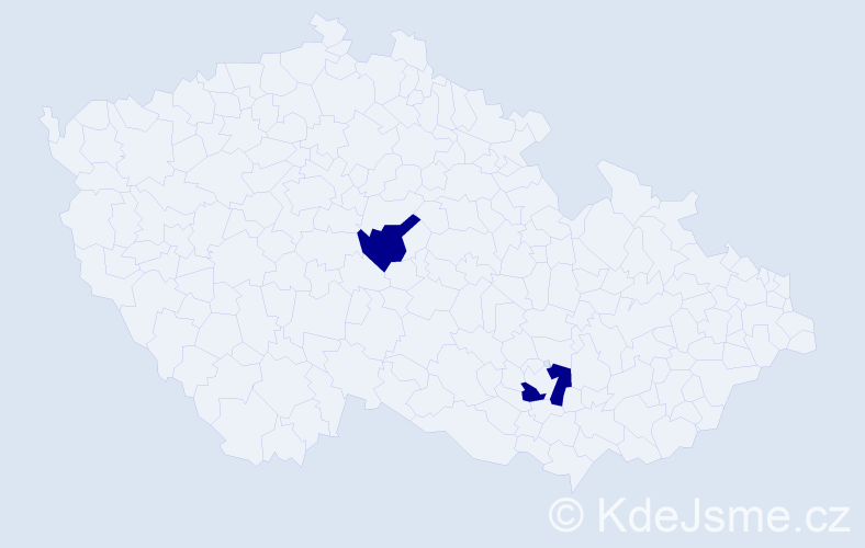 Příjmení: 'Ruščanský', počet výskytů 2 v celé ČR