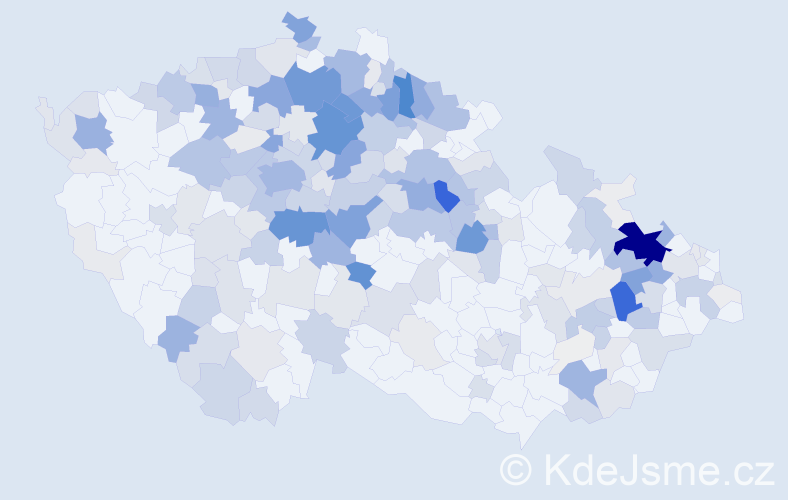 Příjmení: 'Hendrych', počet výskytů 1242 v celé ČR