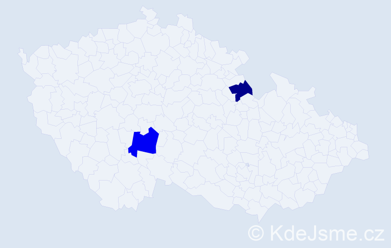 Příjmení: 'Dončenko', počet výskytů 11 v celé ČR