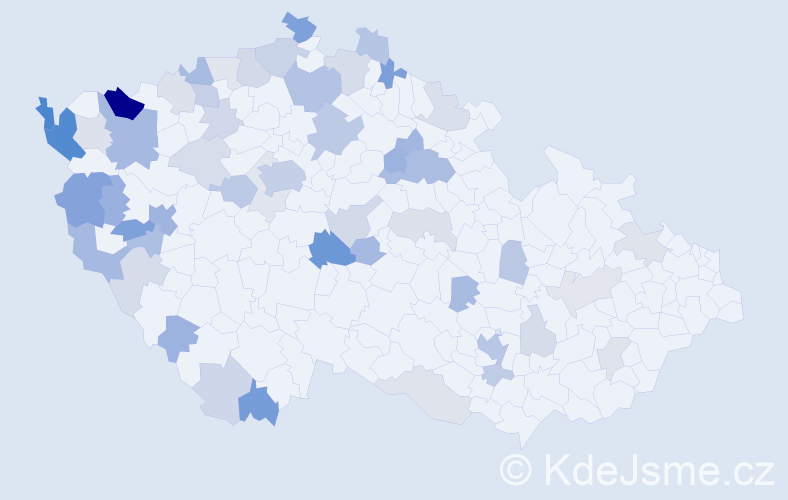 Příjmení: 'Nguyen Viet', počet výskytů 127 v celé ČR