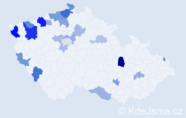 Příjmení: '"Le Duc"', počet výskytů 41 v celé ČR