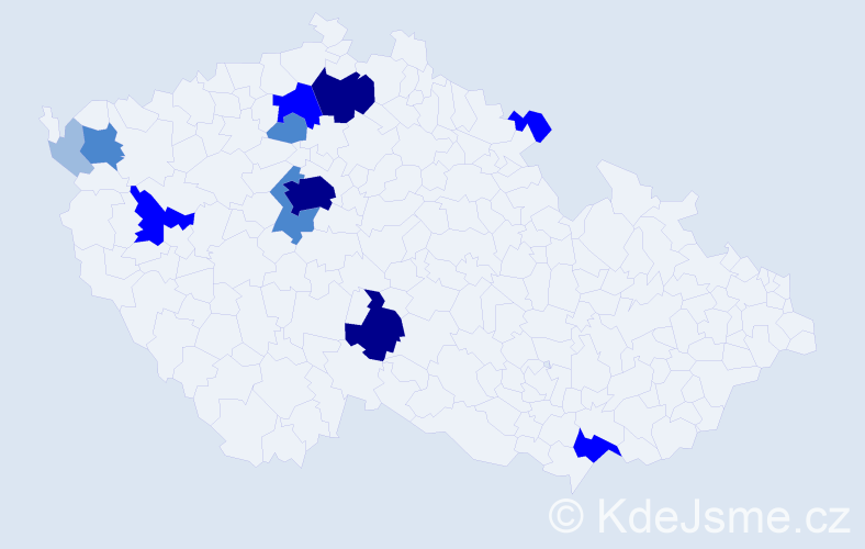 Příjmení: 'Krolop', počet výskytů 31 v celé ČR