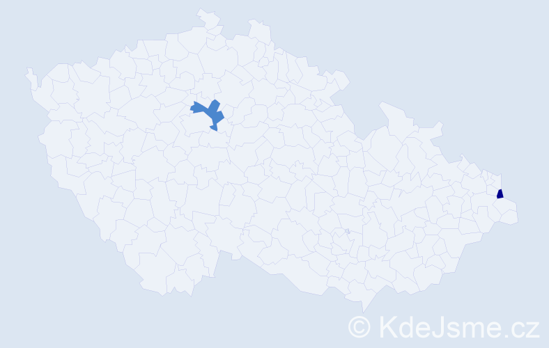 Příjmení: 'Sokalska', počet výskytů 4 v celé ČR