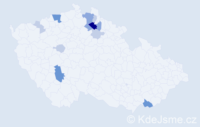 Příjmení: 'Loutchan', počet výskytů 33 v celé ČR