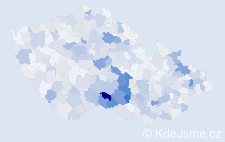 Příjmení: 'Chalupa', počet výskytů 2243 v celé ČR