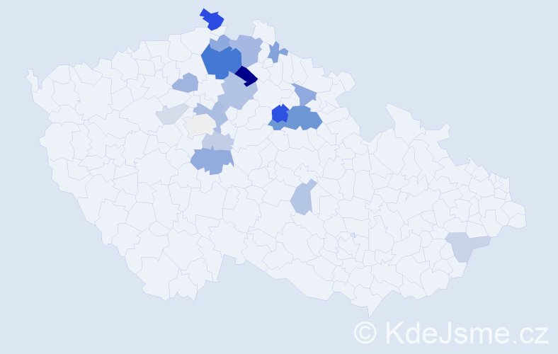 Příjmení: 'Bernart', počet výskytů 41 v celé ČR