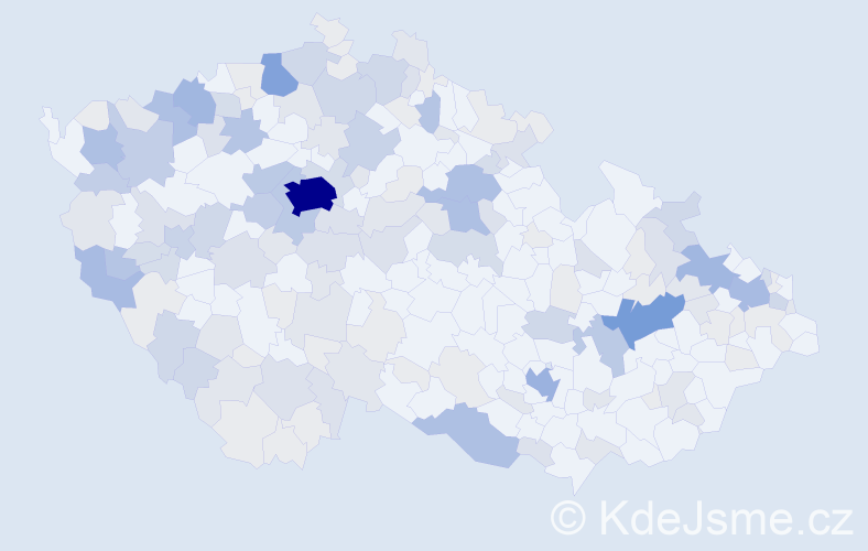 Příjmení: 'Becková', počet výskytů 502 v celé ČR