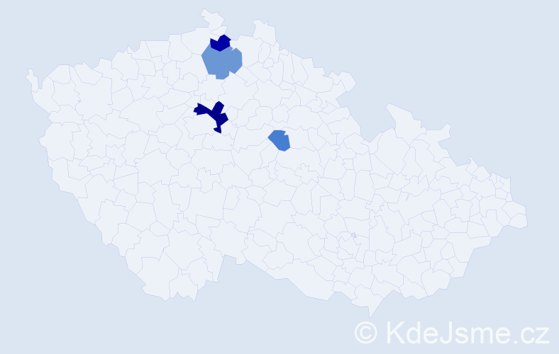 Příjmení: 'Kostenko', počet výskytů 11 v celé ČR