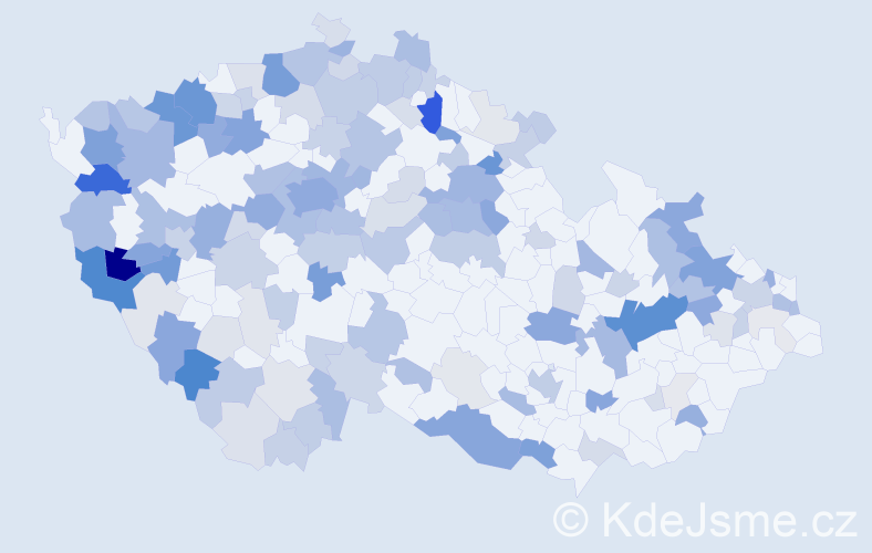 Příjmení: 'Becková', počet výskytů 491 v celé ČR