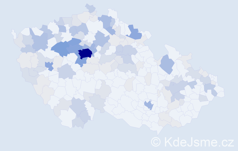 Příjmení: 'Miller', počet výskytů 431 v celé ČR