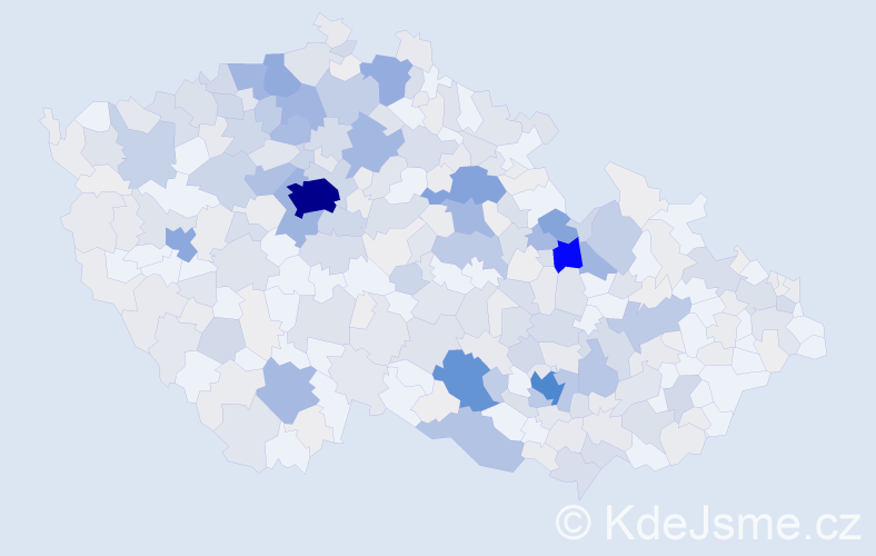 Příjmení: 'Chládek', počet výskytů 1631 v celé ČR