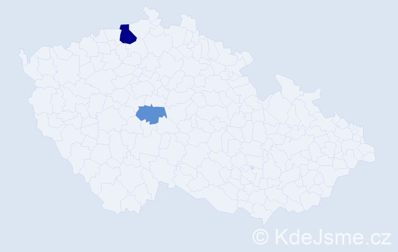 Příjmení: 'Mukenschnabel', počet výskytů 5 v celé ČR