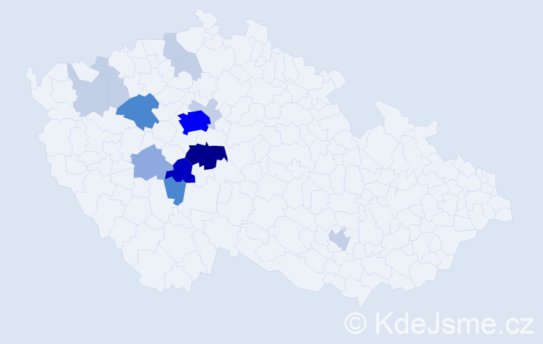 Příjmení: 'Drazdík', počet výskytů 49 v celé ČR