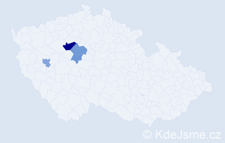 Příjmení: 'Kotelnikov', počet výskytů 12 v celé ČR