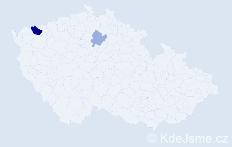 Příjmení: 'Farkalinová', počet výskytů 3 v celé ČR