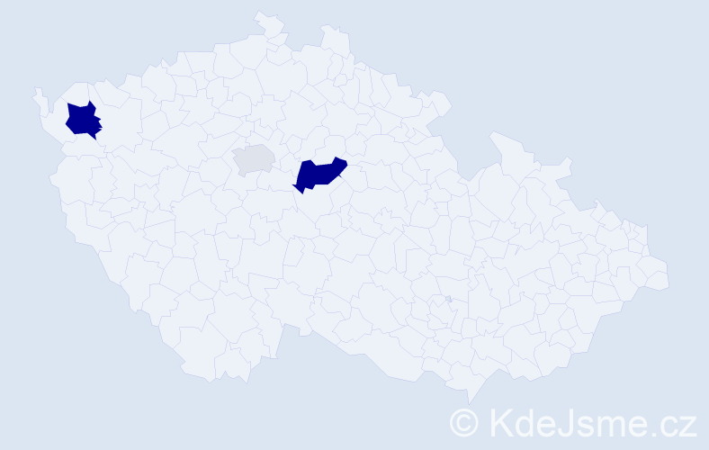 Příjmení: 'Thürnerová', počet výskytů 7 v celé ČR