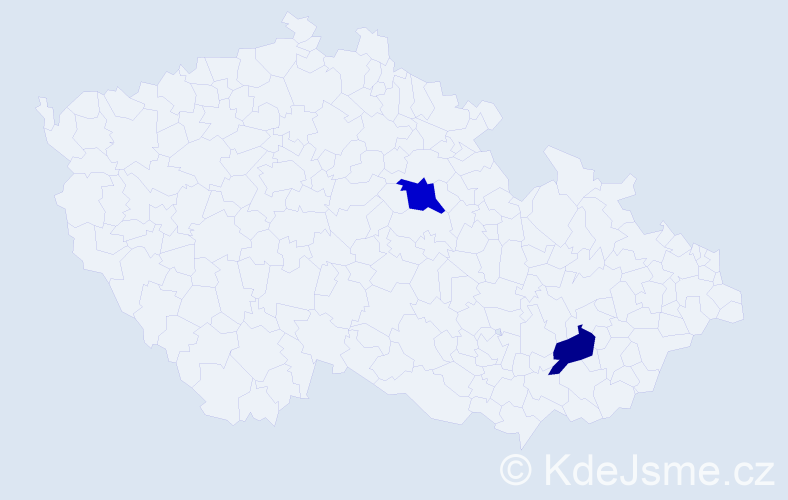 Příjmení: 'Kotleba', počet výskytů 9 v celé ČR
