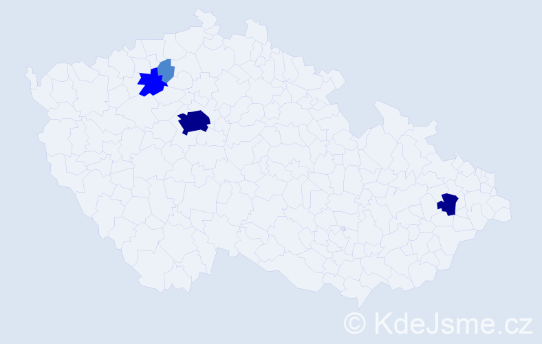 Příjmení: 'Makovic', počet výskytů 9 v celé ČR