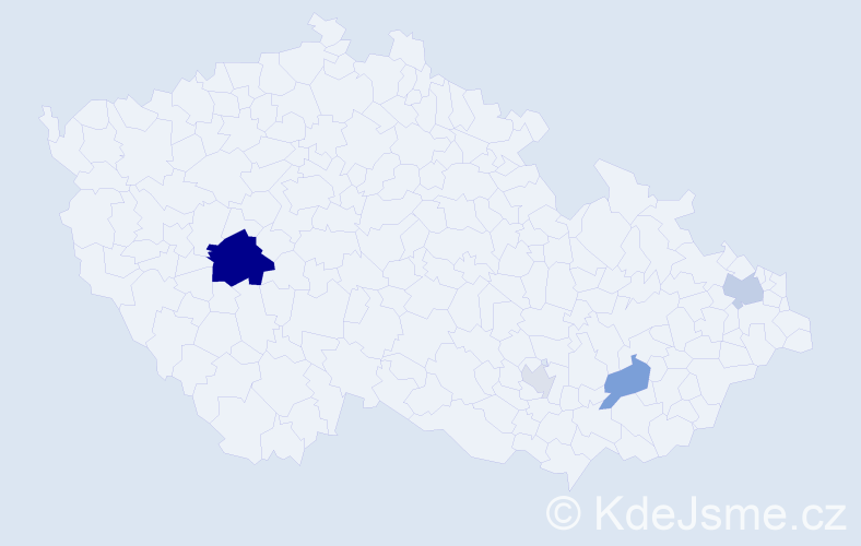 Příjmení: 'Skrip', počet výskytů 12 v celé ČR