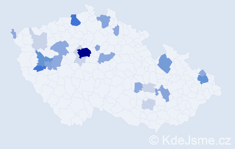 Příjmení: 'Greif', počet výskytů 72 v celé ČR