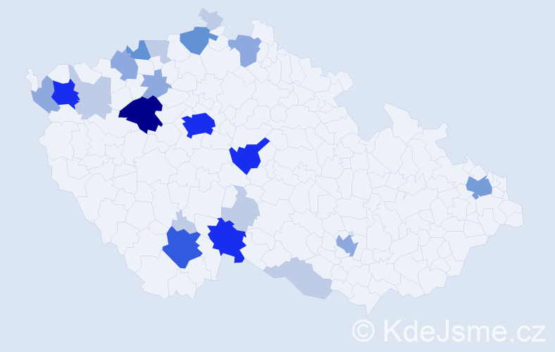 Příjmení: 'Seilerová', počet výskytů 71 v celé ČR