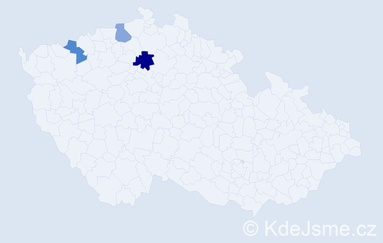 Příjmení: 'Netsch', počet výskytů 4 v celé ČR