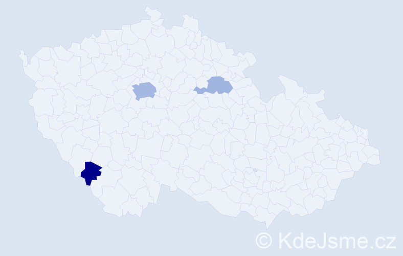 Příjmení: 'Janicki', počet výskytů 8 v celé ČR