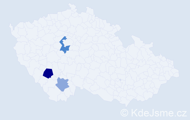 Příjmení: 'Monteleone', počet výskytů 10 v celé ČR