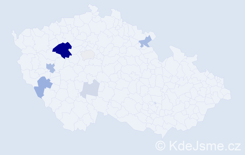 Příjmení: 'Joglová', počet výskytů 23 v celé ČR