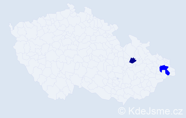 Příjmení: 'Lenobelová', počet výskytů 3 v celé ČR