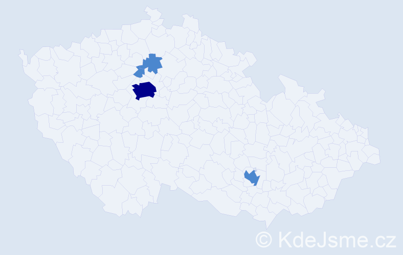 Příjmení: 'Grytsai', počet výskytů 6 v celé ČR