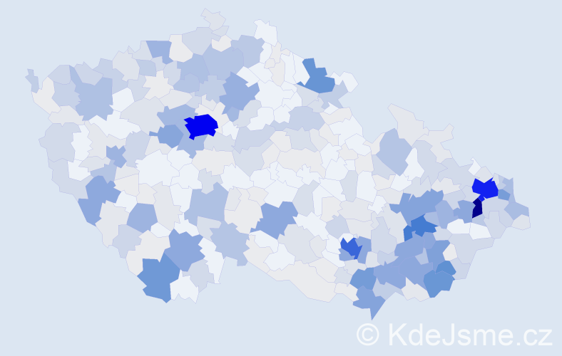 Příjmení: 'Petrášová', počet výskytů 1343 v celé ČR