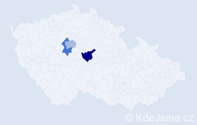 Příjmení: 'Kirňak', počet výskytů 4 v celé ČR