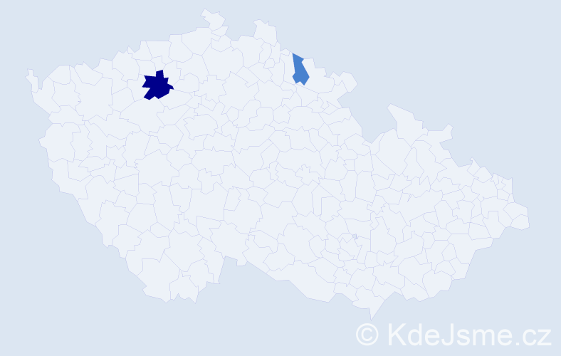Příjmení: 'Drenská', počet výskytů 4 v celé ČR
