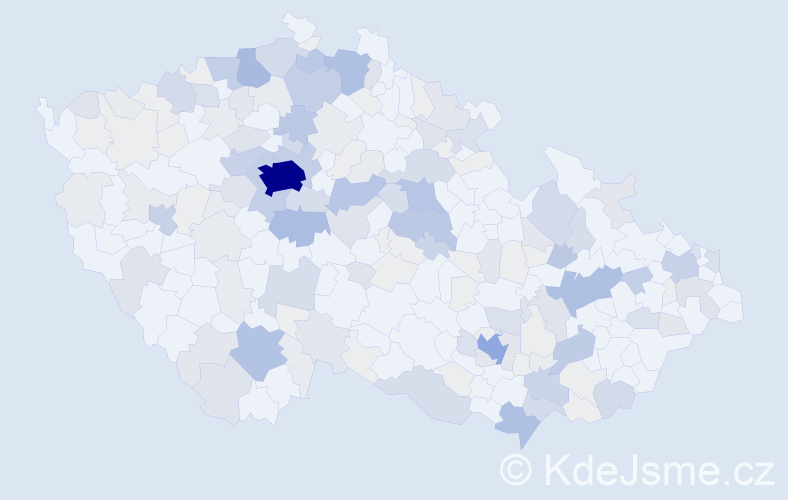 Příjmení: 'Konrád', počet výskytů 674 v celé ČR