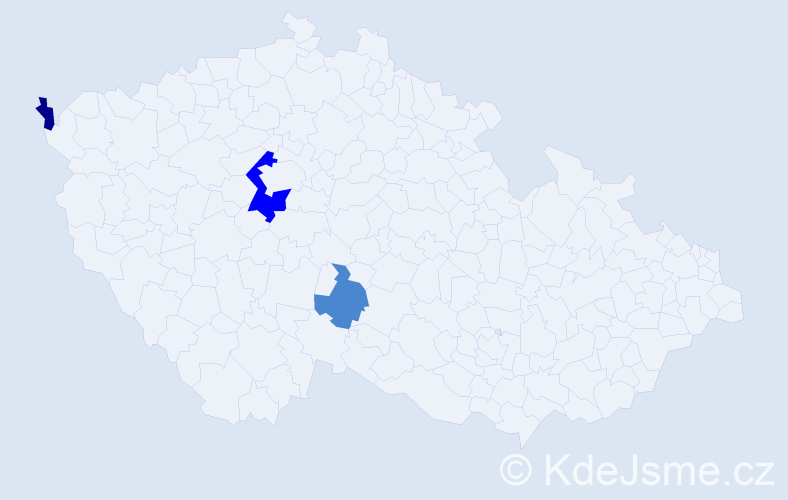Příjmení: 'Günsberger', počet výskytů 6 v celé ČR