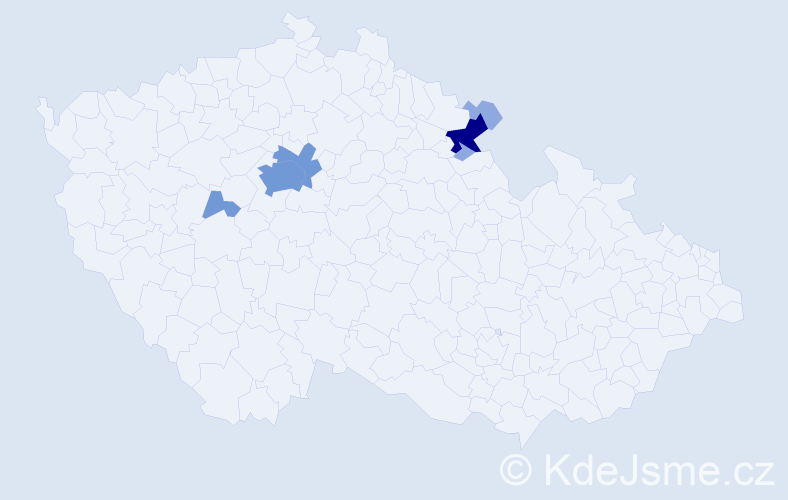 Příjmení: 'Lichterová', počet výskytů 14 v celé ČR