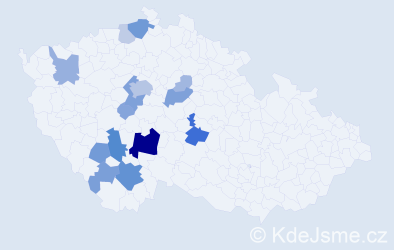 Příjmení: 'Rothbauer', počet výskytů 78 v celé ČR