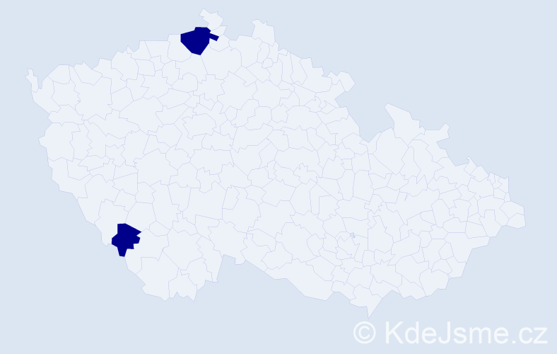Příjmení: 'Russmüller', počet výskytů 2 v celé ČR