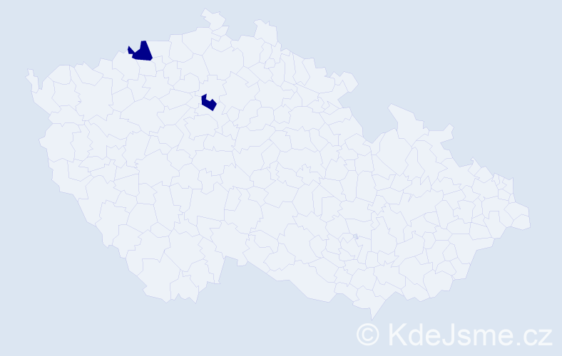 Příjmení: 'Mölzerová', počet výskytů 2 v celé ČR