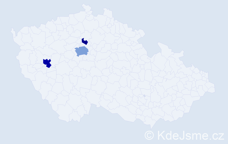 Příjmení: 'Mamatov', počet výskytů 11 v celé ČR