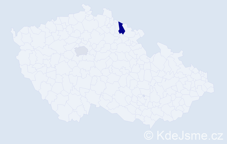 Příjmení: 'Koutal', počet výskytů 2 v celé ČR