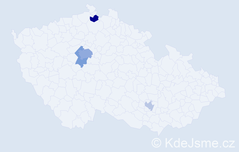 Příjmení: 'Erdem', počet výskytů 8 v celé ČR